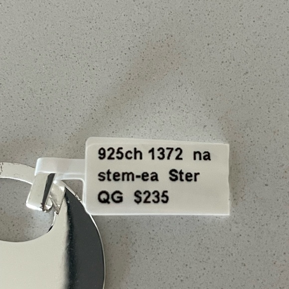 Sterling silver 925 disc pendant New with tag. - Picture 6 of 7